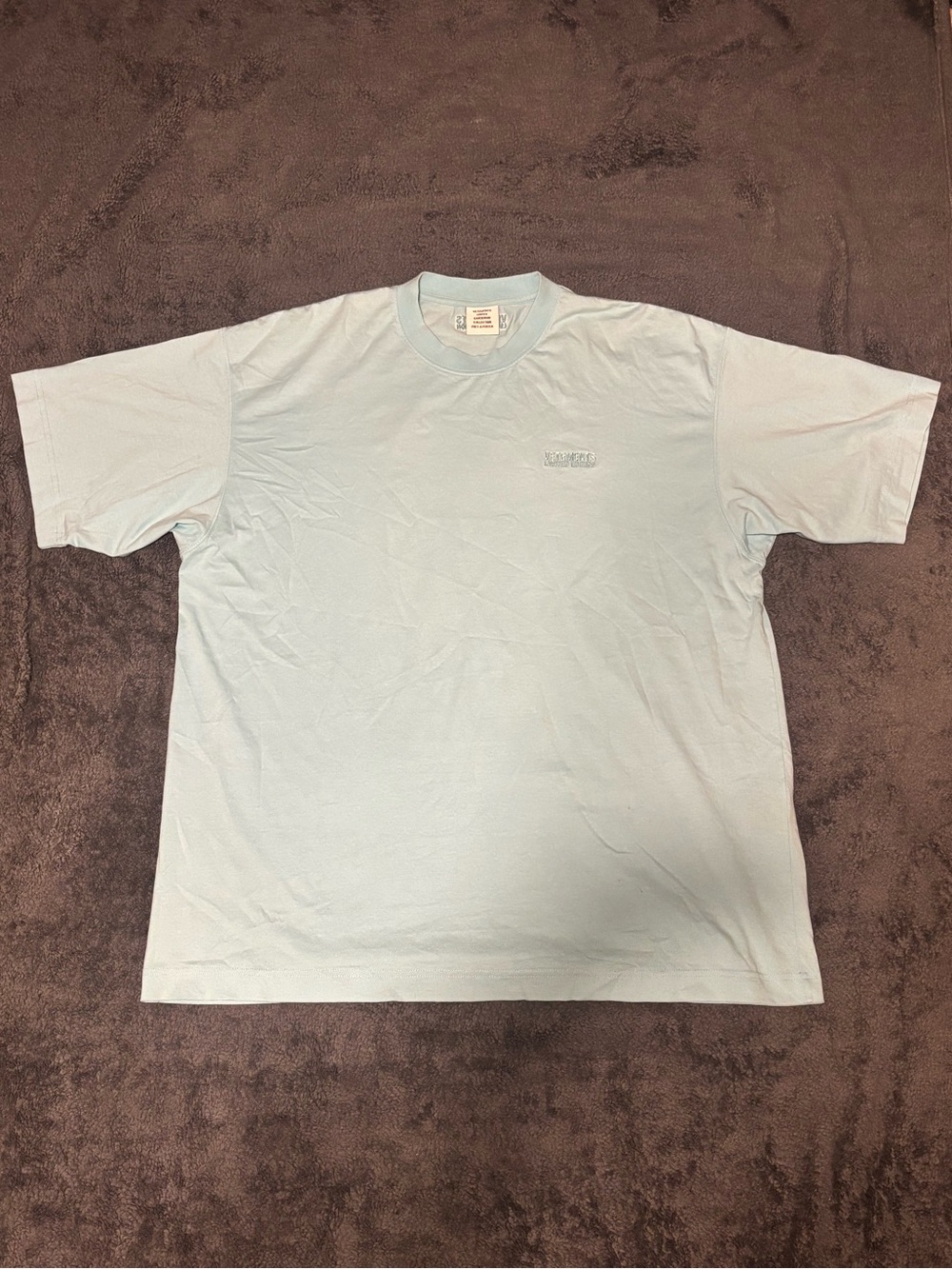 Vetements limited edition embroidered tee